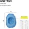 4E’s Novelty Light Blue Cowboy Hat with Feathers & with Heart Shaped Glasses for Rodeo Parties & Dress Up Costumes